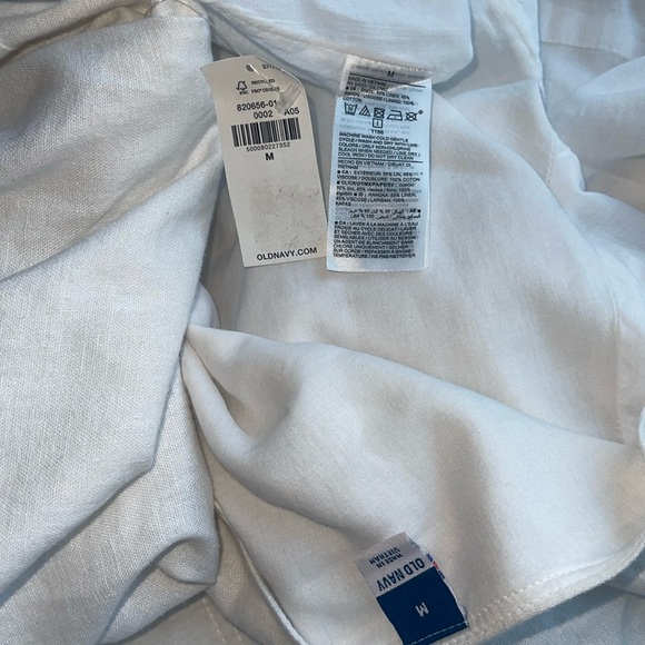 NWT OLD NAVY MED Wrapped Around Puffed Short Sleeves Mini Dress - Picture 4 of 6